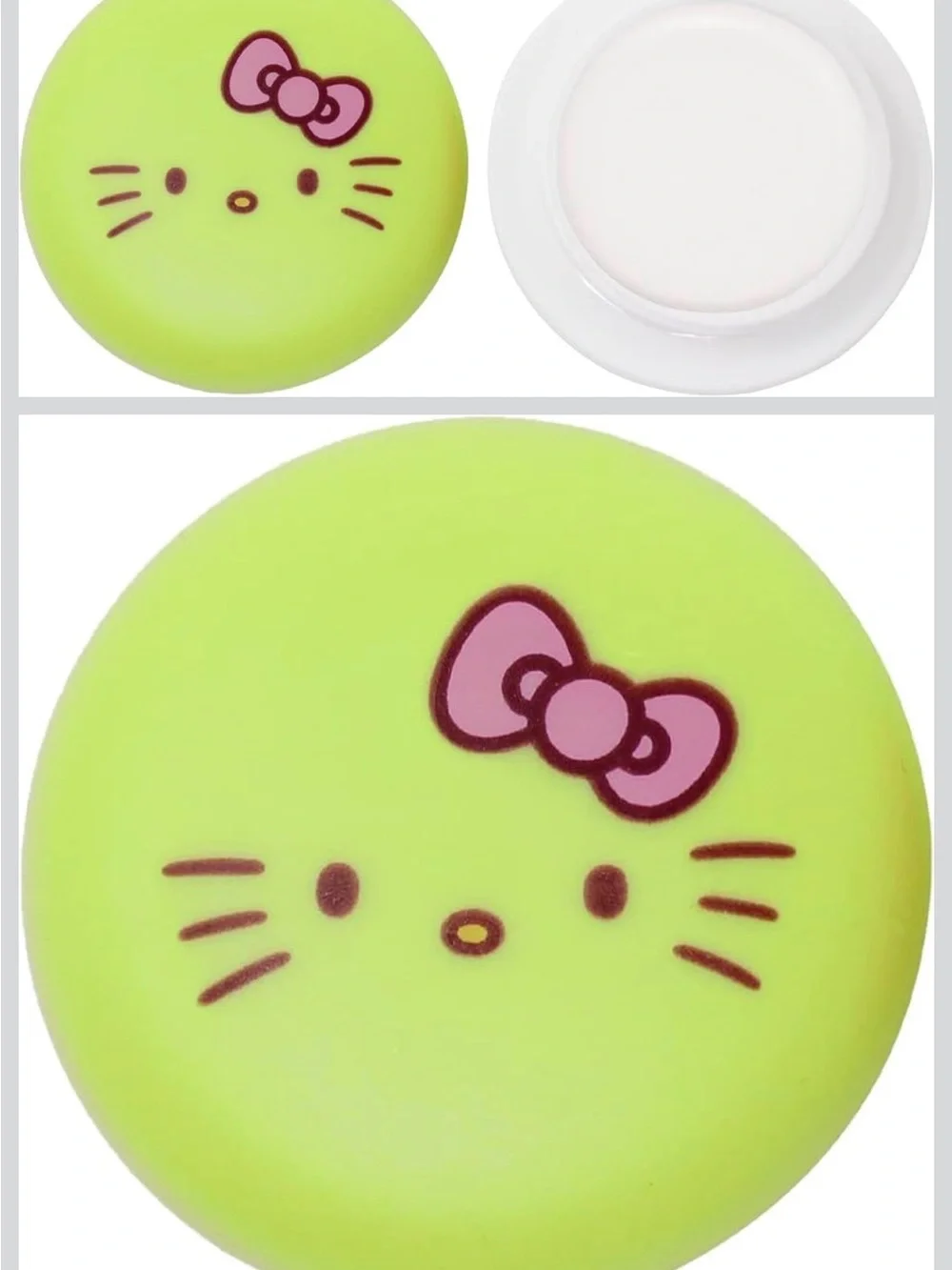 The Crème Shop x Hello Kitty Juicy Pear Macaron Lip Balm-New